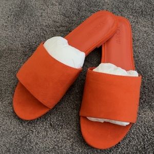 J crew suede slippers